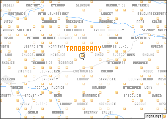 map of Trnobrany