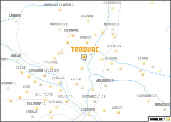 map of Trnovac