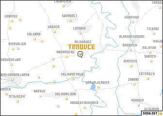 map of Trnovče