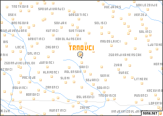 map of Trnovci