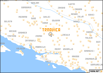 map of Trnovica