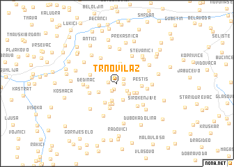 map of Trnovi Laz