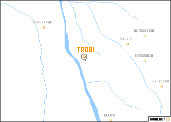 map of Trobi
