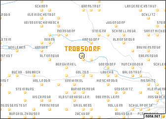 map of Tröbsdorf