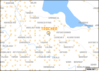 map of Trocher