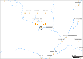 map of Trodate