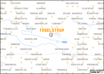 map of Troelstrup