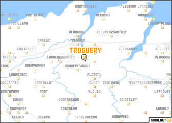 map of Troguéry