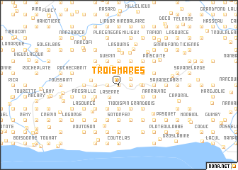 map of Trois Mares