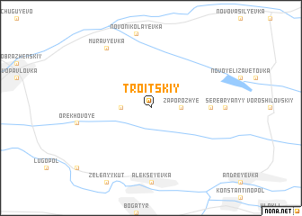 map of Troitskiy