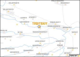 map of Troitskiy