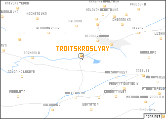 map of Troitsk-Roslyay