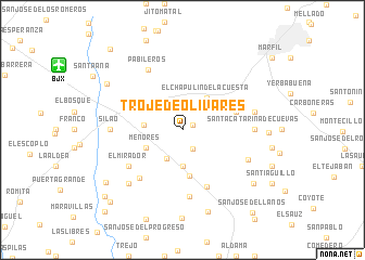 map of Troje de Olivares