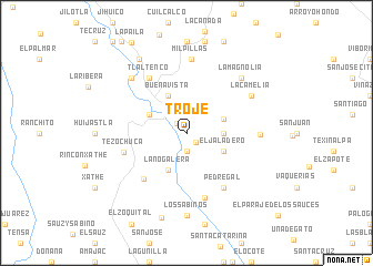 map of Troje