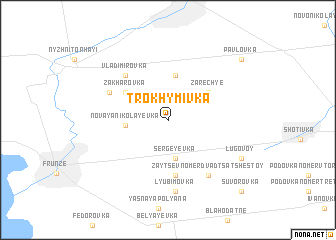 map of Trokhymivka