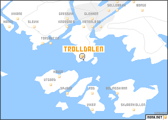 map of Trolldalen
