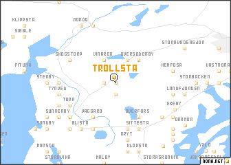 map of Trollsta