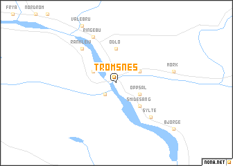 map of Tromsnes