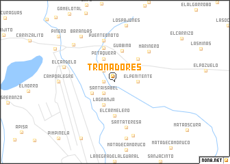 map of Tronadores