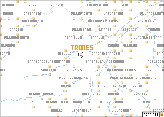 map of Trones