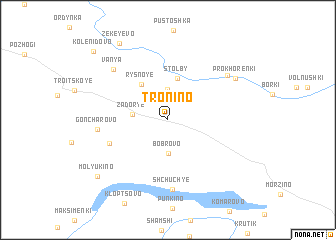 map of Tronino