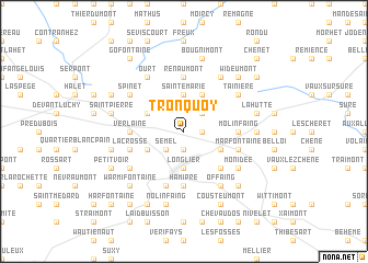 map of Tronquoy