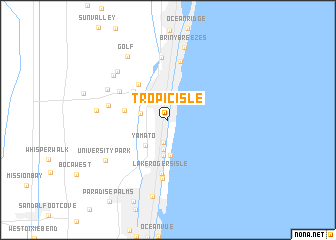 map of Tropic Isle
