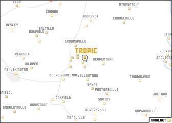 map of Tropic