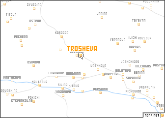 map of Trosheva