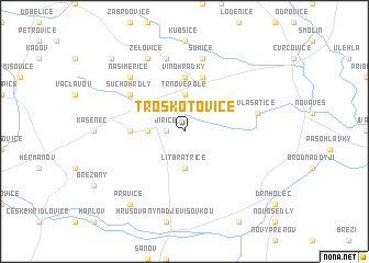 map of Troskotovice