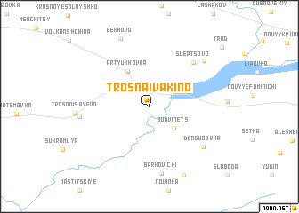 map of Trosna-Ivakino