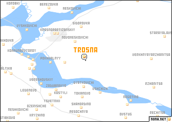 map of Trosna