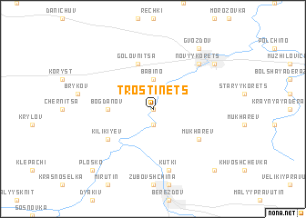 map of Trostinets