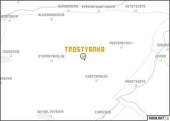 map of Trostyanka