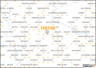 map of Trotina