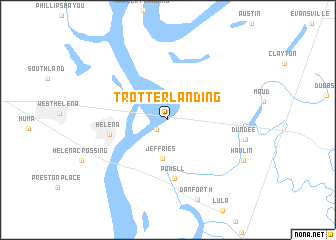 map of Trotter Landing
