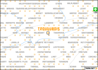 map of Trou du Bois