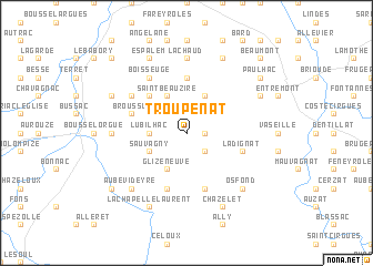 map of Troupenat