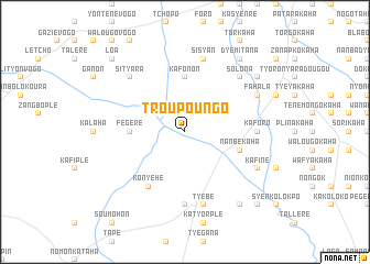 map of Troupoungo