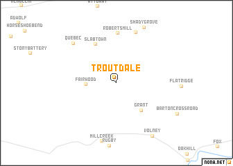 map of Trout Dale