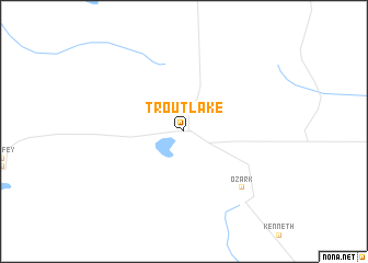 map of Trout Lake