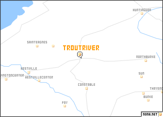map of Trout River