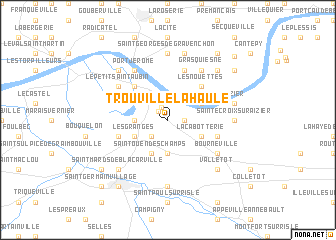 map of Trouville-la-Haule