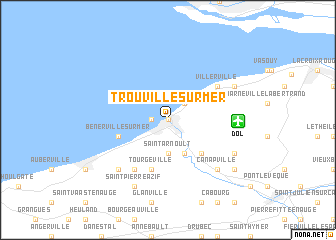 map of Trouville-sur-Mer