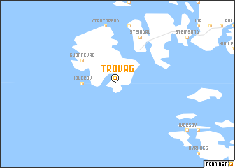 map of Trovåg