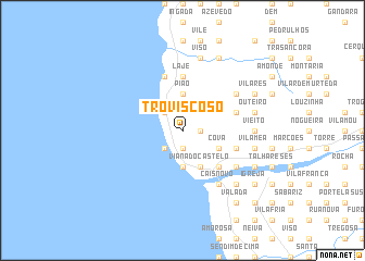 map of Troviscoso