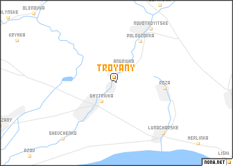 map of Troyany