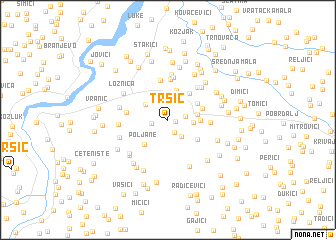 map of Tršić
