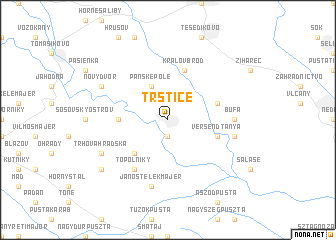 map of Trstice