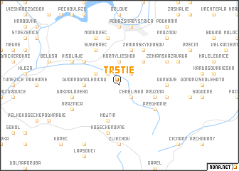 map of Trstie